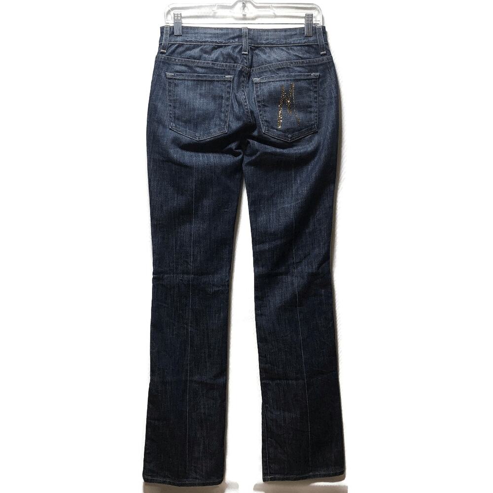 Marciano Bootcut Jeans Size 26 (4) Dark Wash Gold Embellishments - Picture 1 of 10